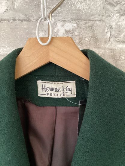 Herman Kay Size S Green Coat
