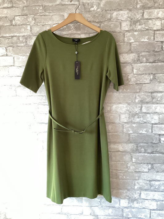 Talbots Size MP/10 Green Dress