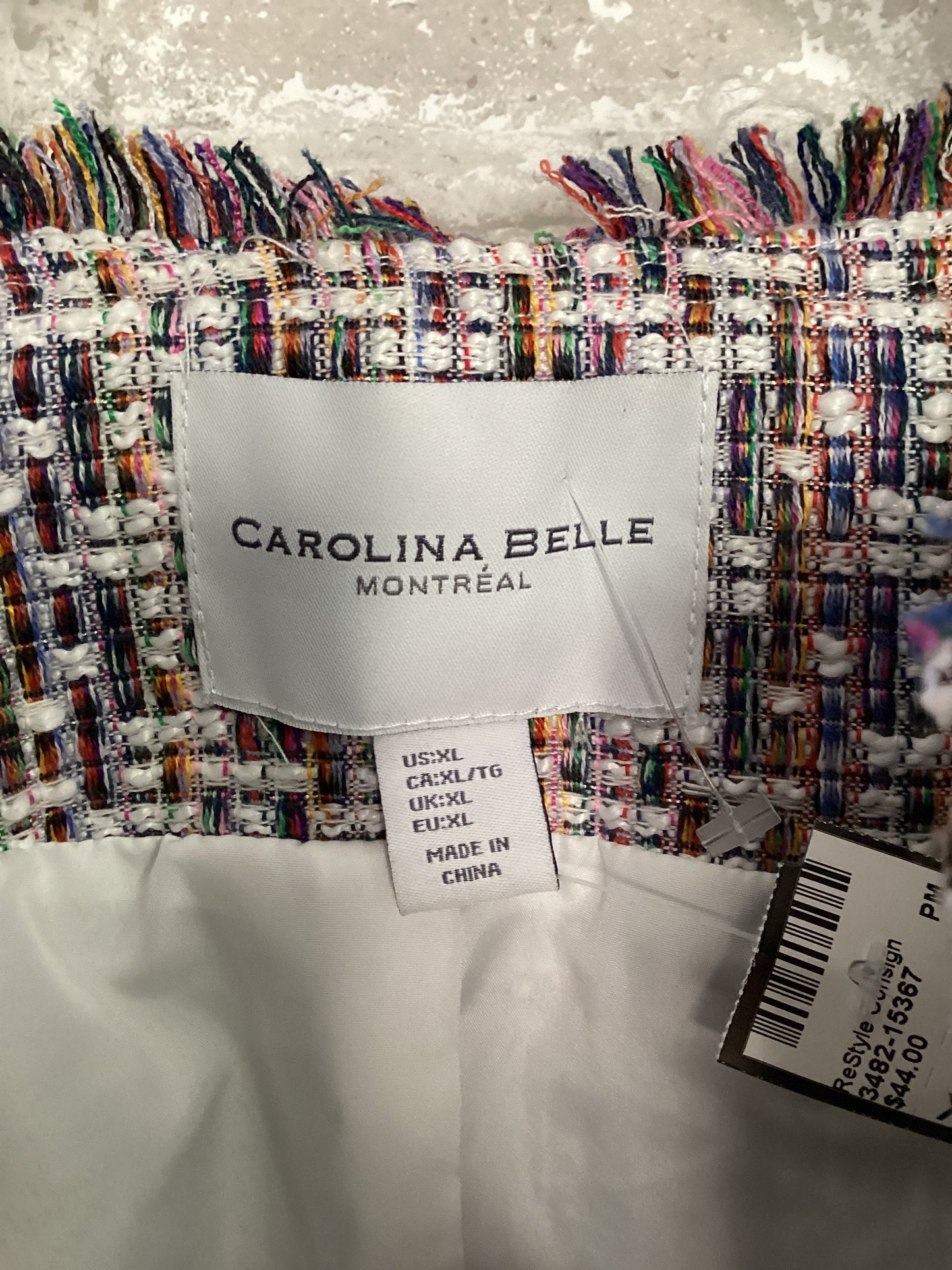 Carolina Belle Size XL Cropped Jacket