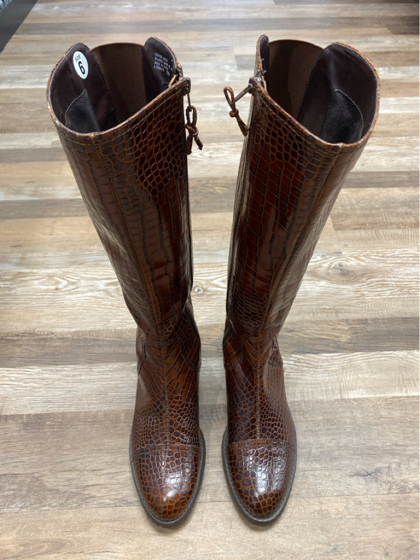 Franco Sarto Size 6 Brown Boots