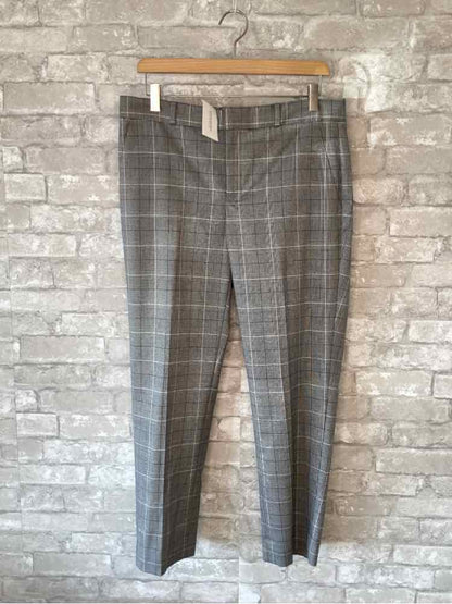 Banana Republic Size M/8R Silver/Grey Pants