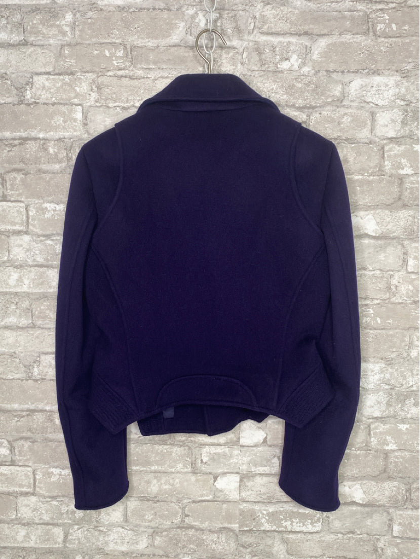 Elie Tahari Size 8 Purple Jacket (Outdoor)