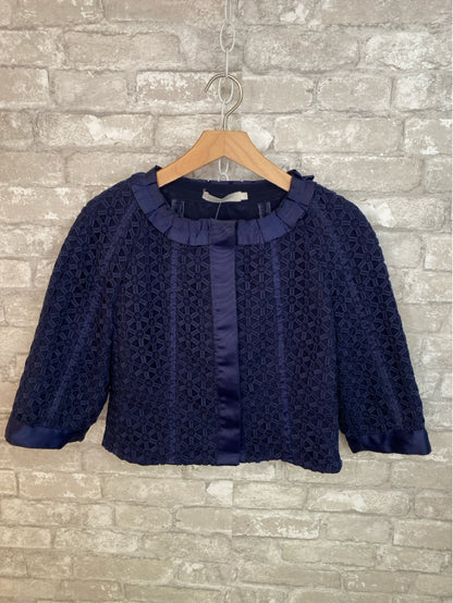 Anne Fontaine Size XS Navy Jacket