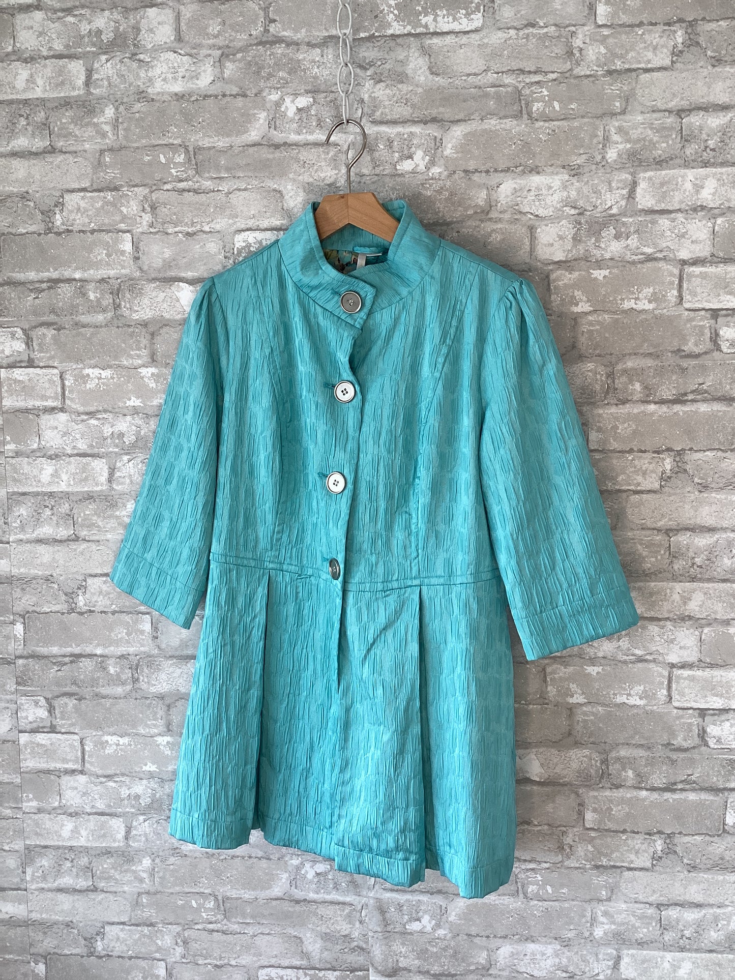 Ethyl Size M Aqua Jacket (Outdoor)