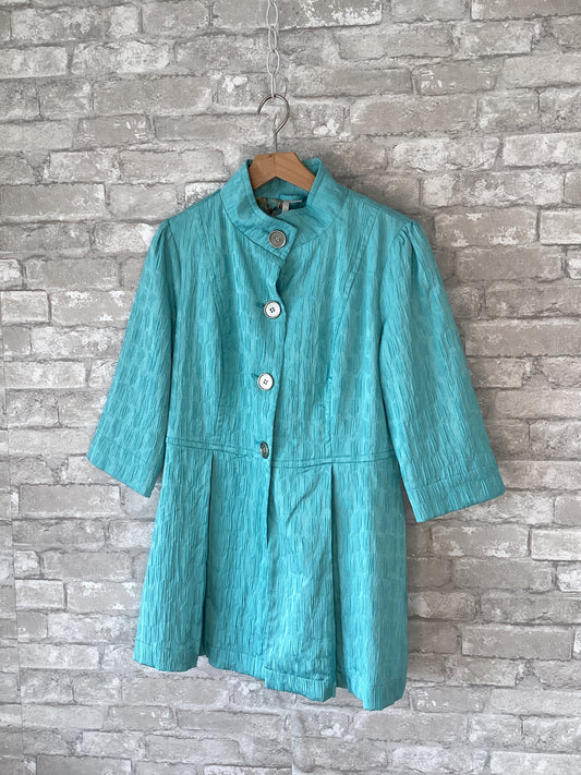 Ethyl Size M Aqua Jacket (Outdoor)