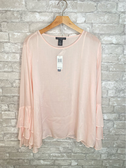 Chelsea & Theodore Size XL Pink Blouse