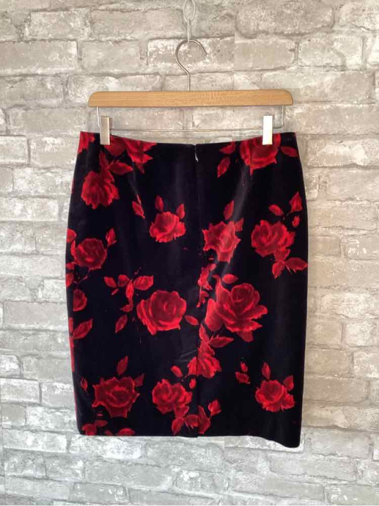 Talbots Size MP/8 black/red Skirts